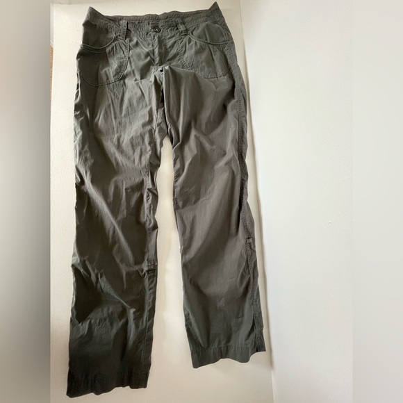 Kuhl Pants - Kuhl Women's Green Convertible Roll-up Hiking or Trail Straight Leg Pants Size 8